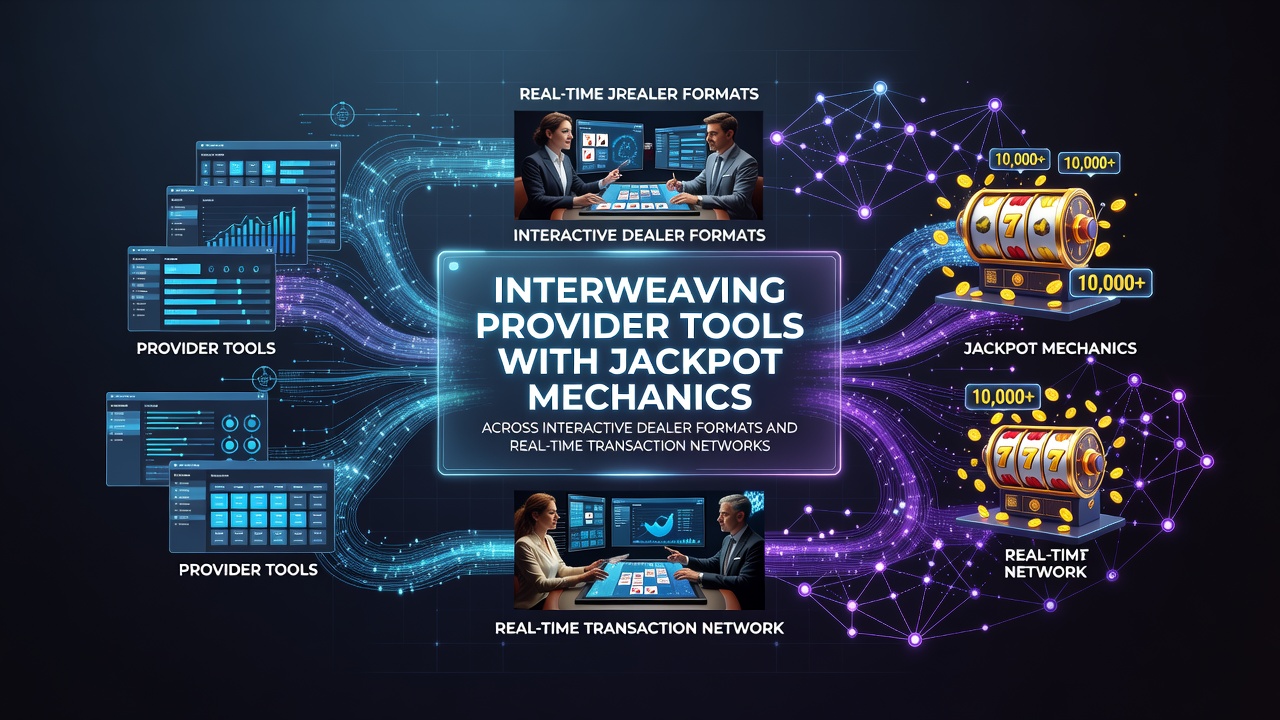 Illustration der Verflechtung von Provider-Tools und Jackpot-Mechaniken