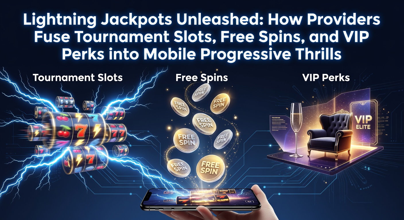 Dynamisches Bild von leuchtenden Lightning-Jackpots auf einem Mobilgerät mit Turnier-Elementen und progressiven Zählern im Hintergrund