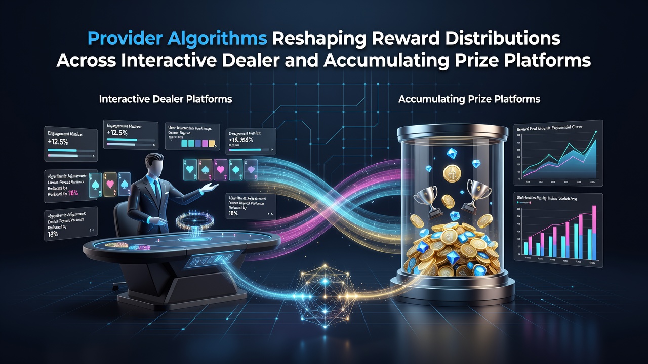 Algorithmen von Software-Anbietern analysieren Echtzeitdaten in Live-Dealer- und Jackpot-Systemen
