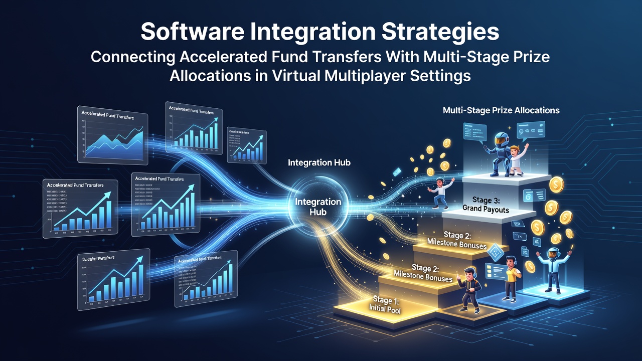 Darstellung von Software-Integration in Multiplayer-Umgebungen mit Transaktions- und Preissystemen