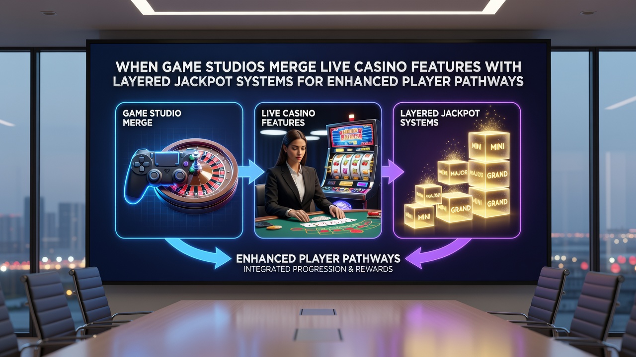 Beispiel für geschichtete Jackpot-Systeme mit Live-Casino-Integration